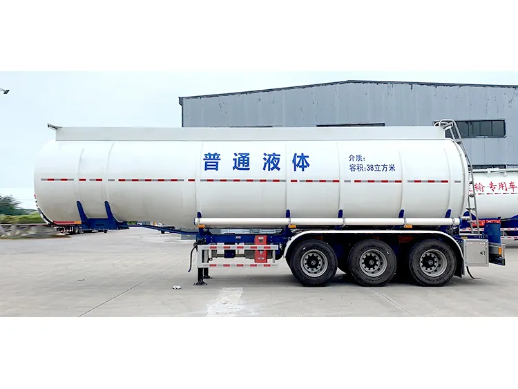 Halbschilder flüssiger Lebensmitteltransport