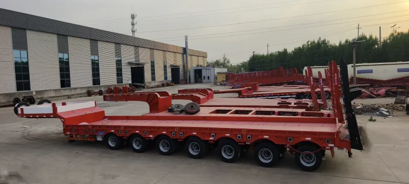 Semi-trailer For Low-floor Transport Semi-trailer For Low-floor Transport