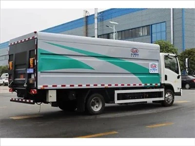 Elektrischer Müllwagen